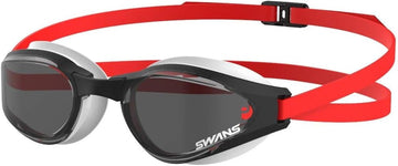 Swans SR81P PAF SMK Outdoor Adult Polarized Swim Goggles Clear
